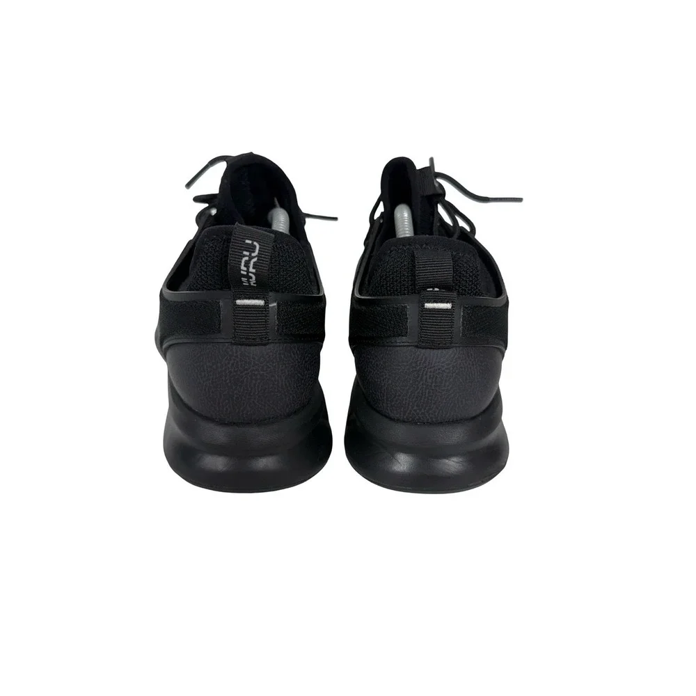 Kuru Atom Mens Size 10 Black Athletic Running Walking Waterproof Shoes Sneakers